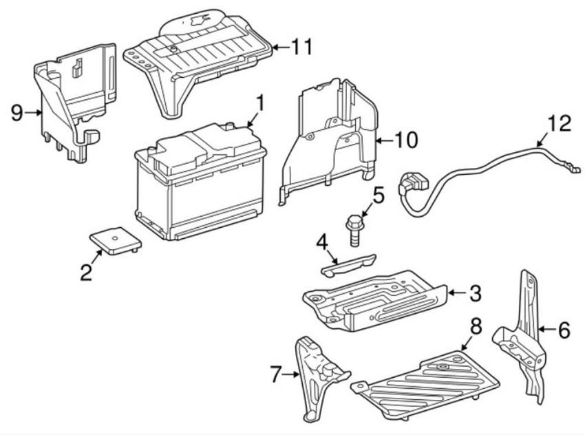 Mercedes Battery Cable 2465406507